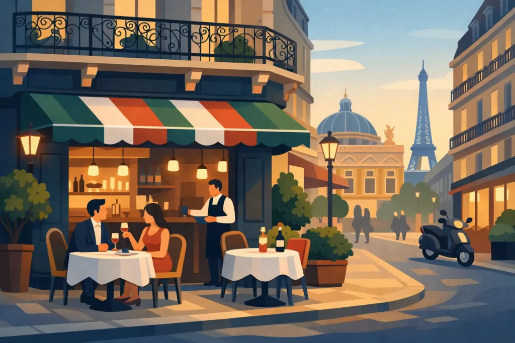 Restaurant italien Rue Auber à Paris