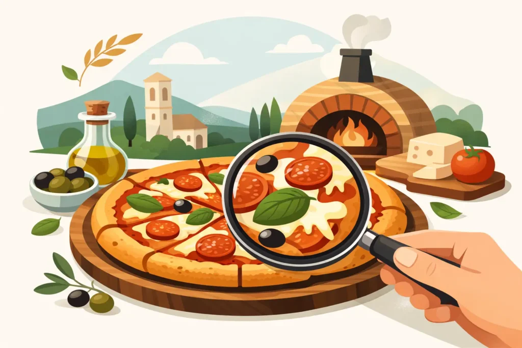 Comment reconnaître une pizza authentique