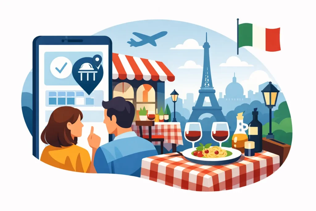 Comment réserver une table italienne à Paris