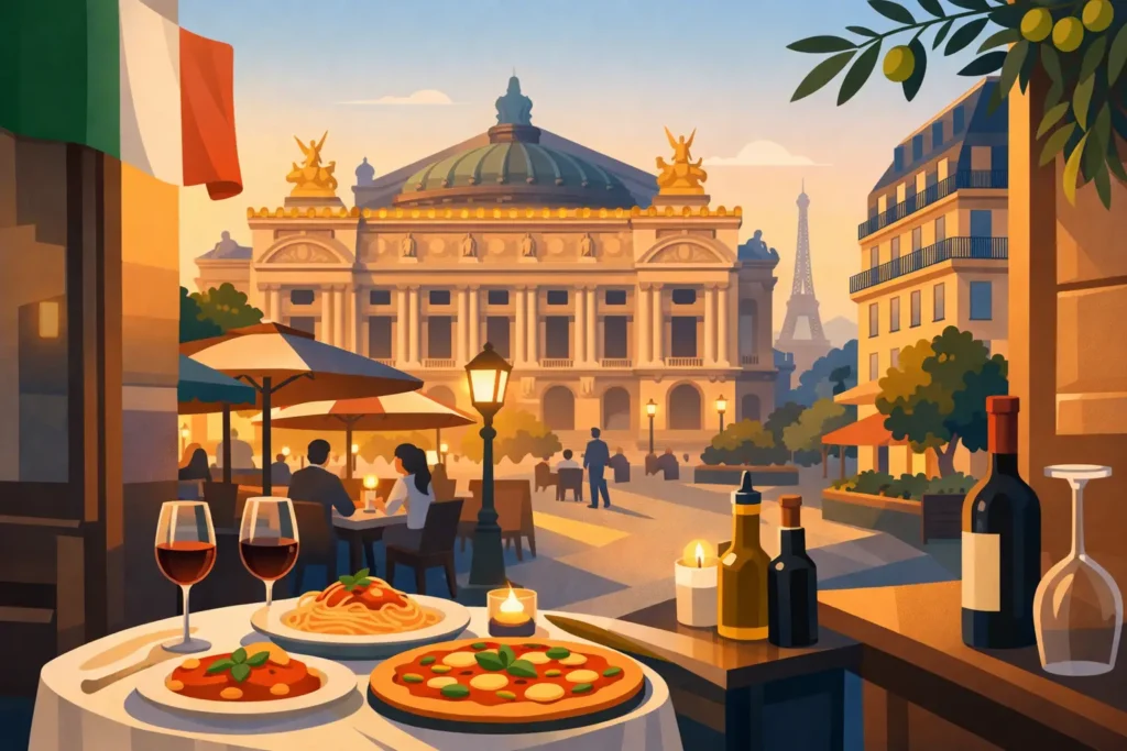 Restaurant italien proche Opéra Paris