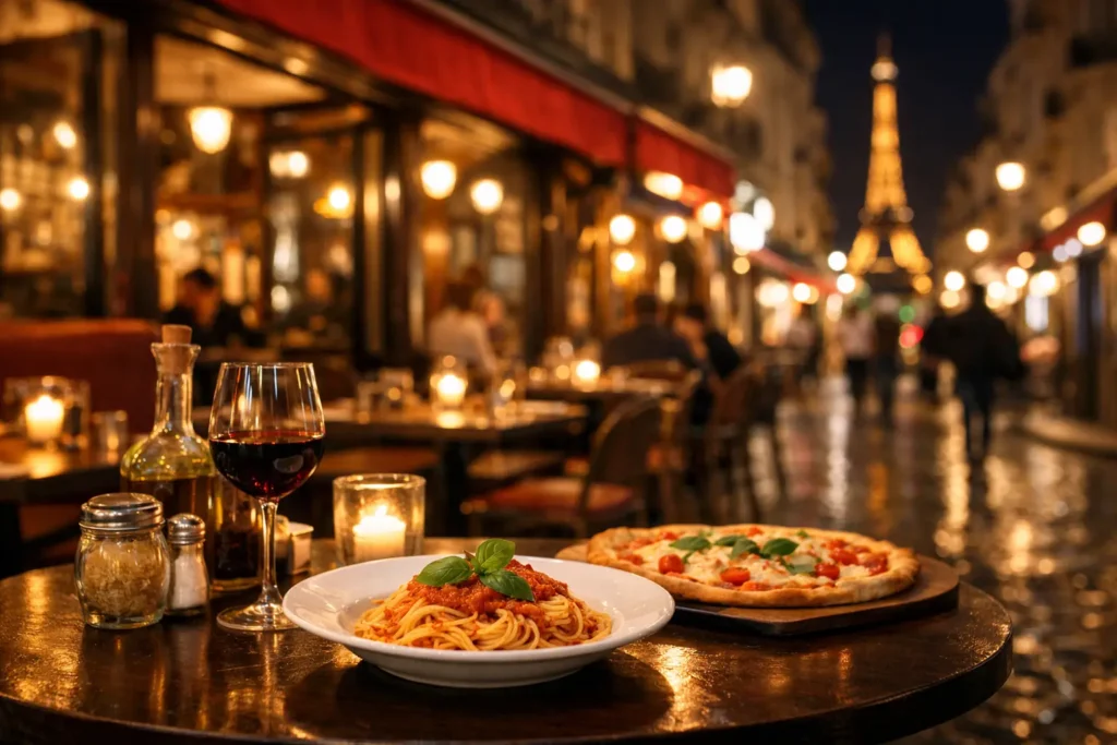 Restaurant italien ouvert tard à Paris