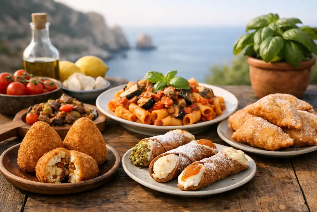 Spécialités siciliennes faites maison