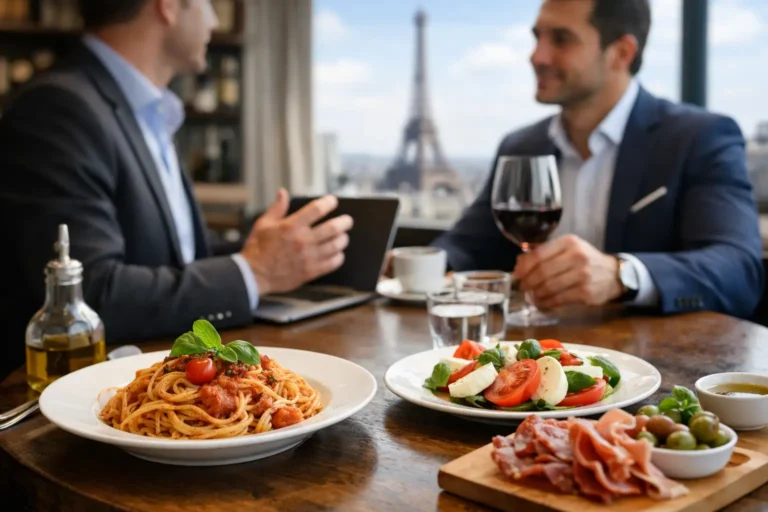 Restaurant italien pour déjeuner d’affaires à Paris